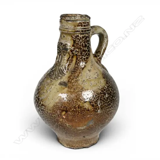 A 17th/18thC pottery Bellarmine,