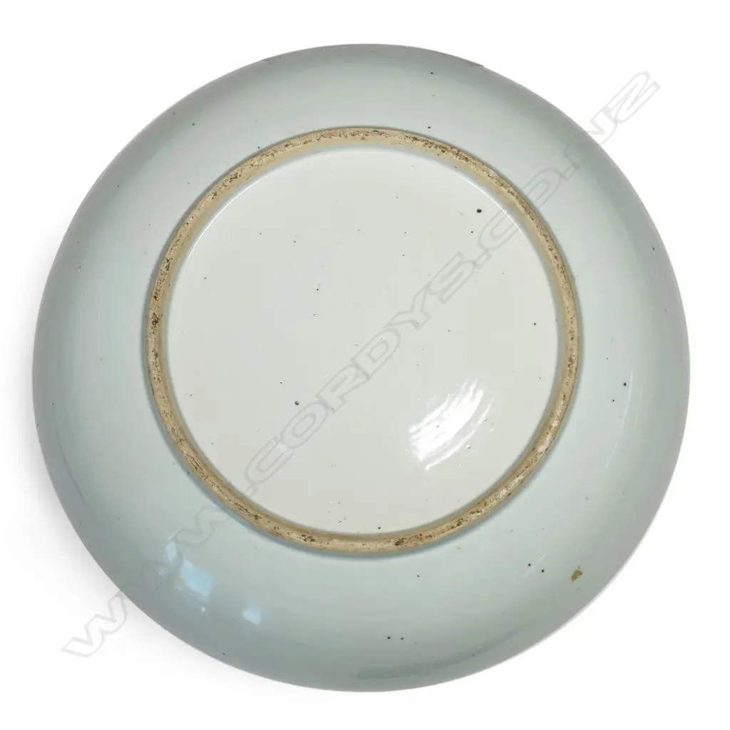 A large Chinese famille verte shallow bowl, Image 1++