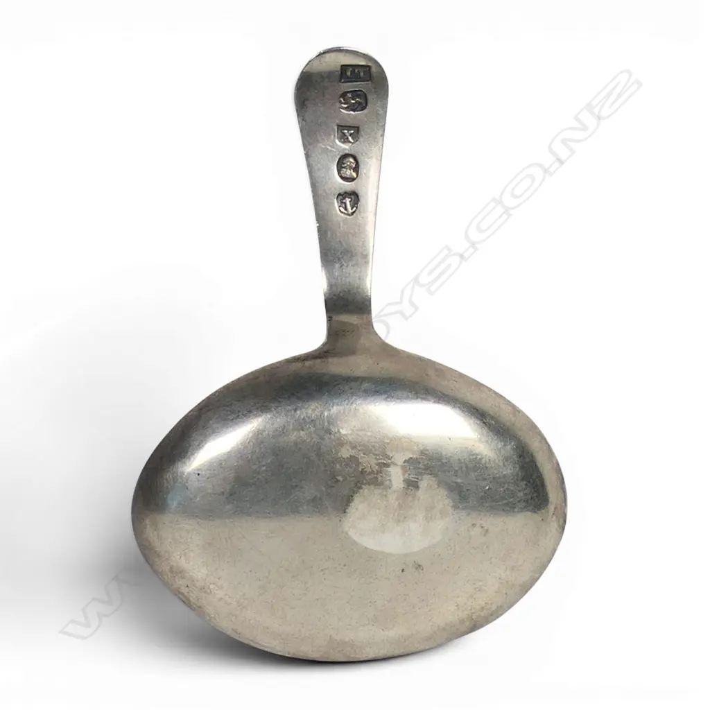 A George IV silver caddy spoon, Image 1++