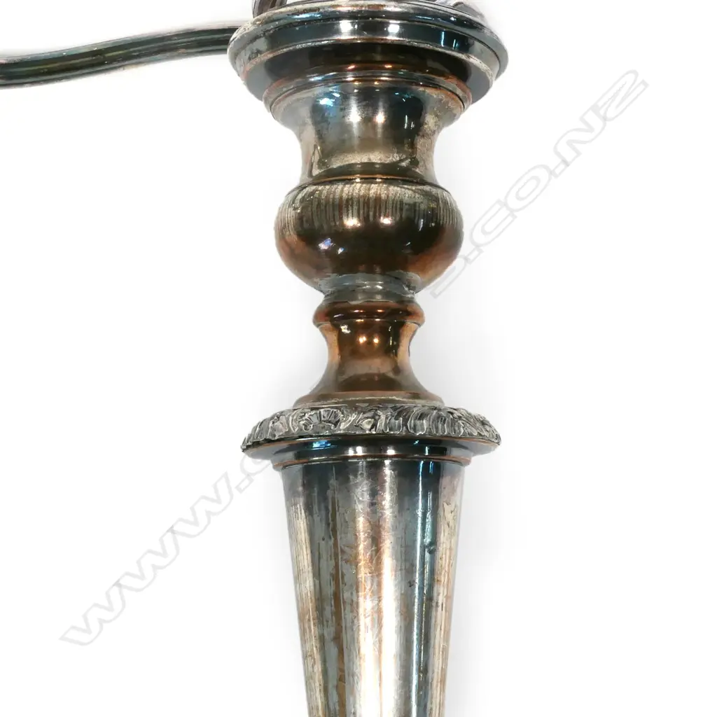 A pair of Victorian Old Sheffield Plate candelabra, Image 1++