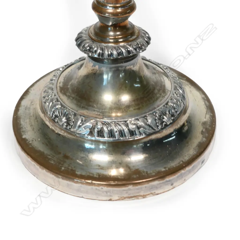 A pair of Victorian Old Sheffield Plate candelabra, Image 1++