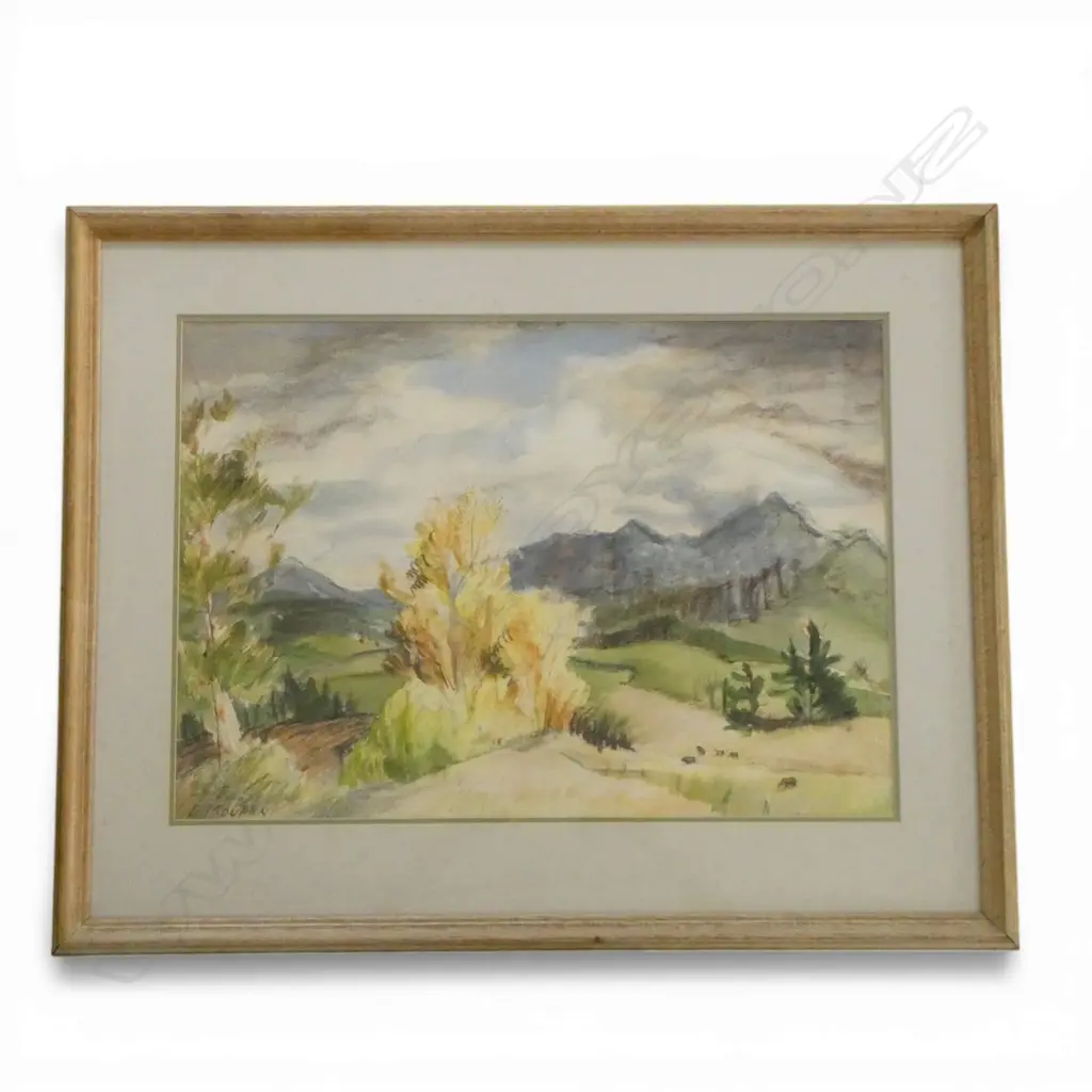 Elise Mourant (1921-1990) 'Pirongia Mountain', Image 1++