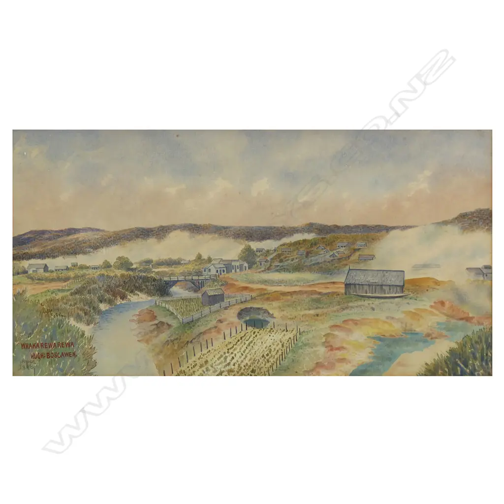 John Hugh Boscawen (1851-1937)  'Whakarewarewa', Image 1++