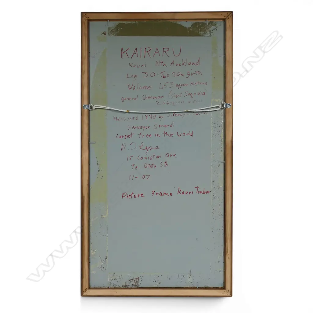 Richard (Dick) Lyne (NZ 1927-2014) 'Kairaru Kauri Nth Auckland', Image 1++