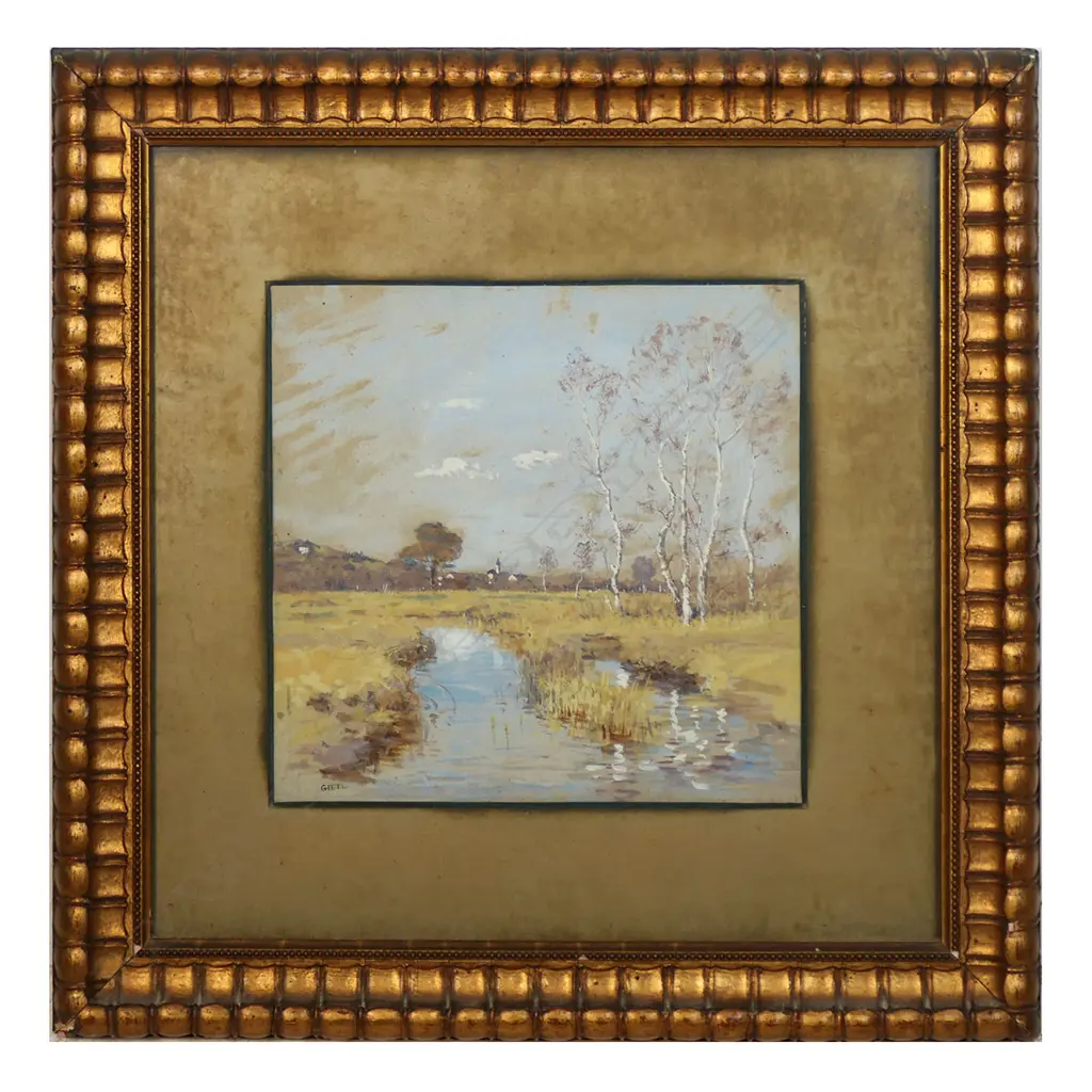 Josua von Gietl (German 1847-1922) extensive landscape, Image 1++