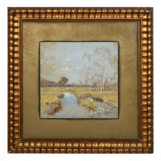 Josua von Gietl (German 1847-1922) extensive landscape,