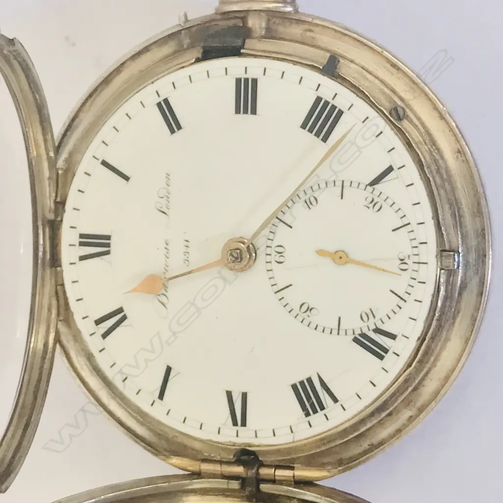 George III silver hunter pocket watch by Barwise of London, Image 1++