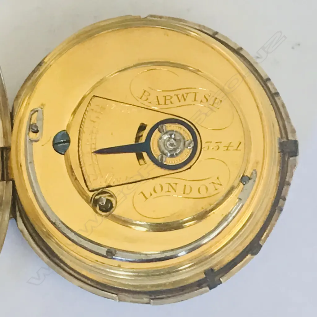 George III silver hunter pocket watch by Barwise of London, Image 1++