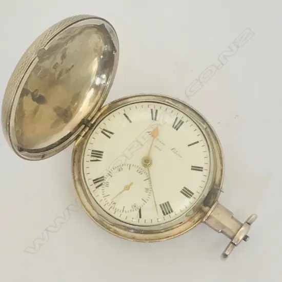 George III silver hunter pocket watch by Barwise of London,