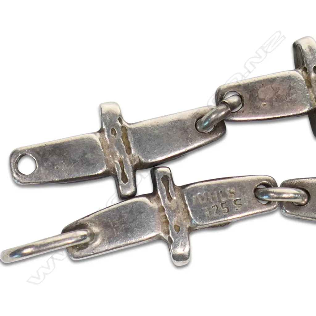 Juhls (Norwegian) vintage silver Sami-inspired necklace, Image 1++