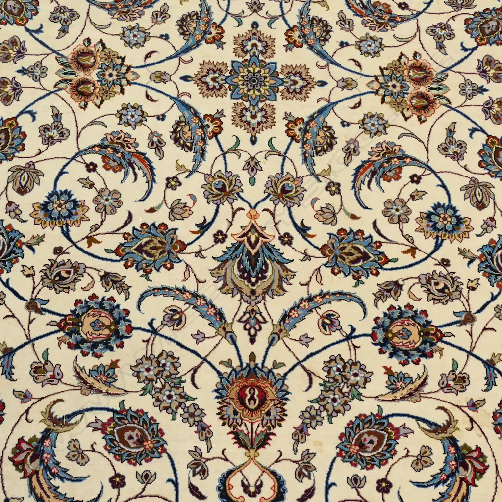 A fine hand-knotted Kashan carpet, Image 1++