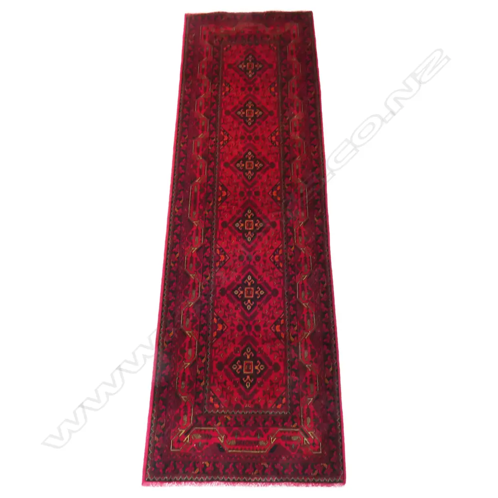 A hand-knotted Andkhoy runner, Image 1++