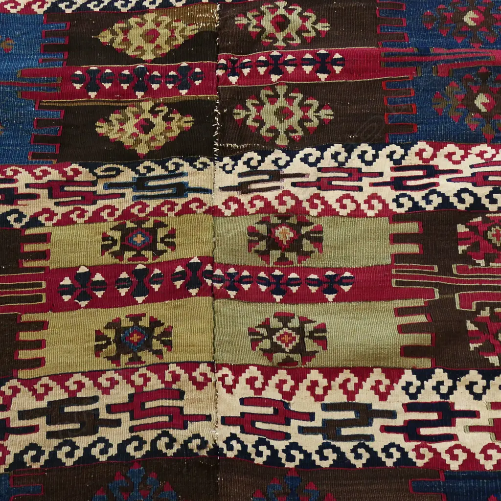An old hand-woven Turkish kilim runner, Image 1++