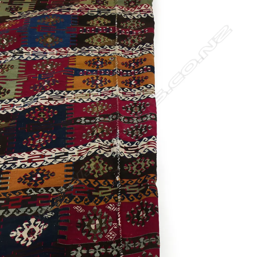 An old hand-woven Turkish kilim runner, Image 1++