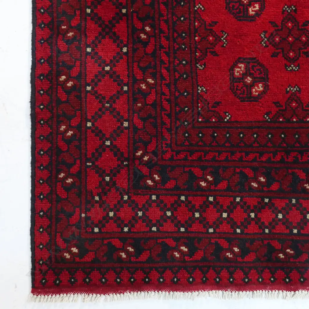 A hand-knotted Turkoman carpet, Image 1++