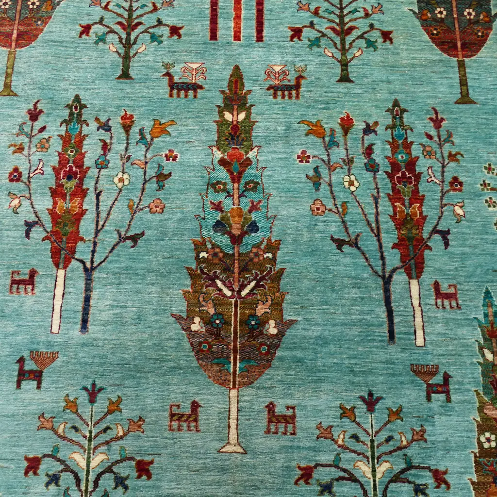 A striking hand-knotted Chobi rug, Image 1++