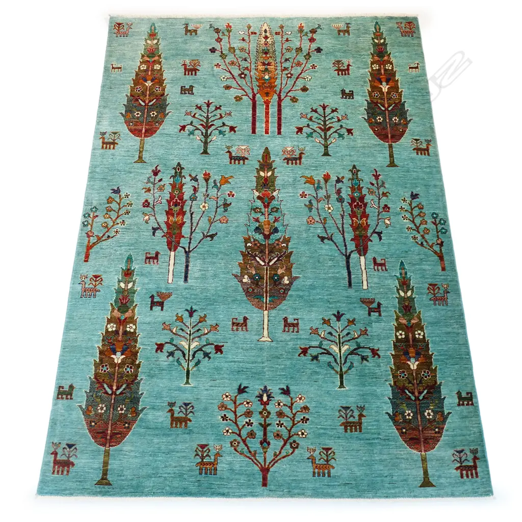 A striking hand-knotted Chobi rug, Image 1++