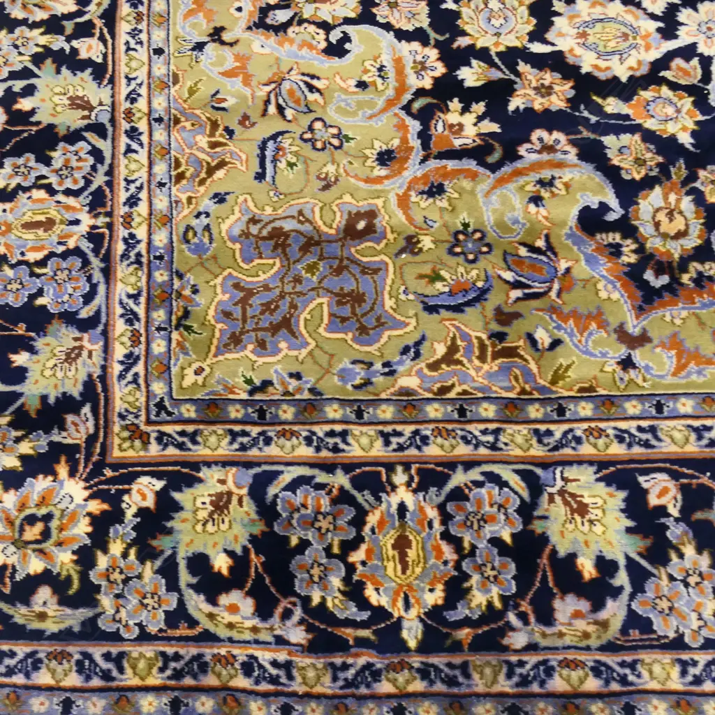 An impressive hand-knotted Kashan carpet, Image 1++