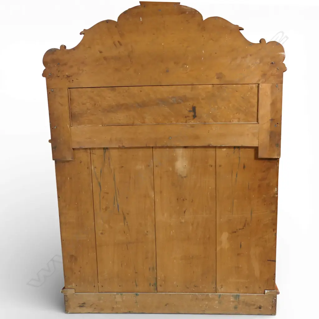 A good 19thC solid mottled colonial kauri chiffonier, Image 1++