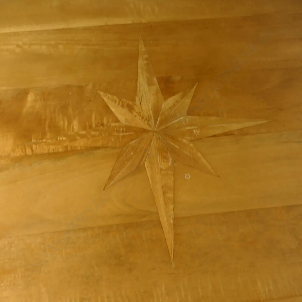 A Trilogy (Australia) designer fruitwood dining table, Image 1++