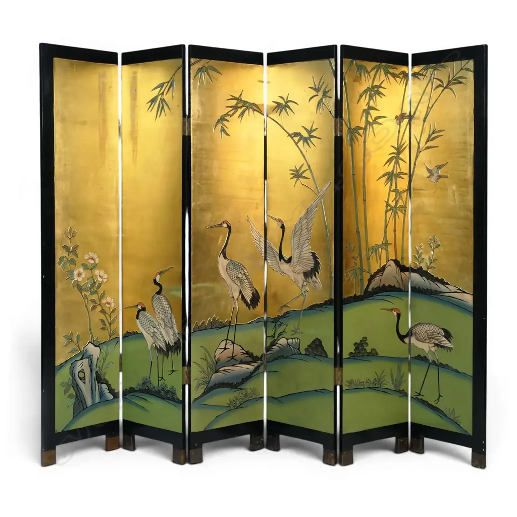 A Japanese six panel screen, Image 1++