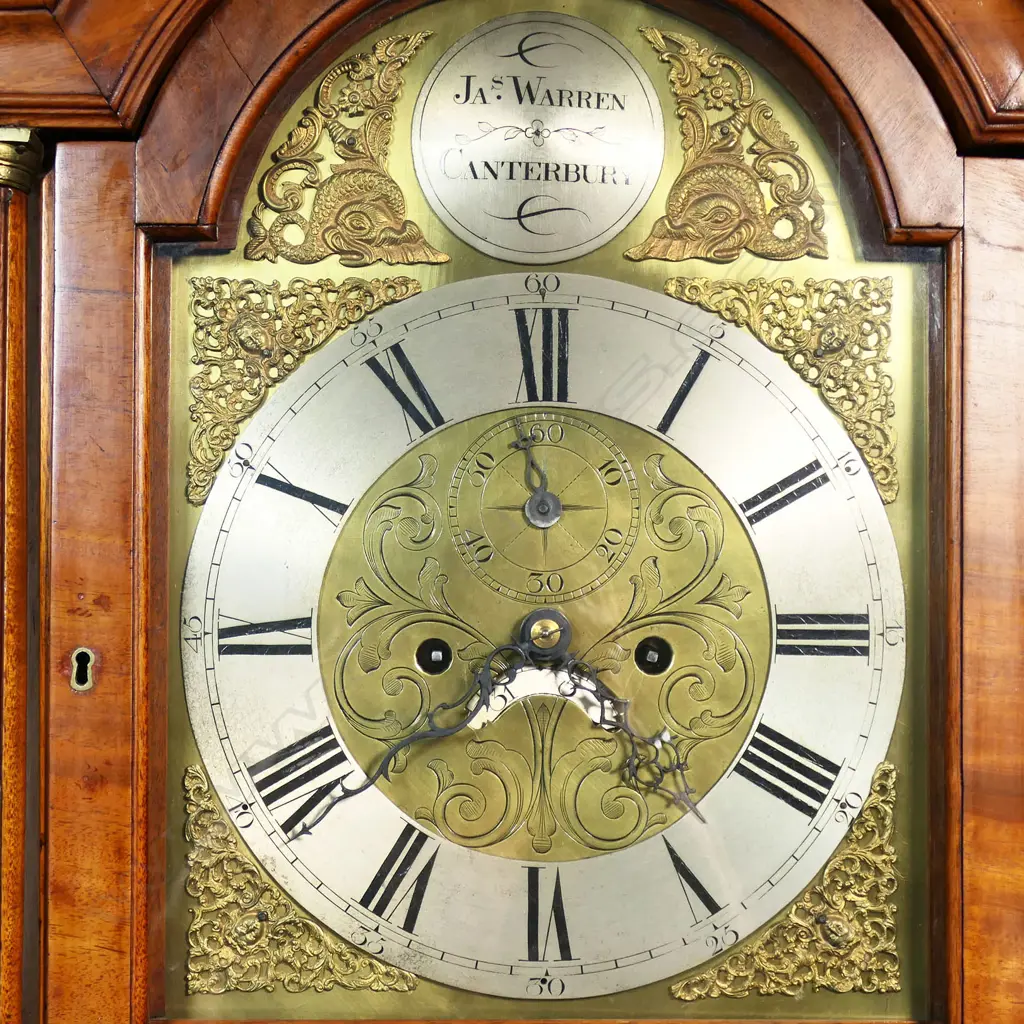 A George III mahogany long case clock, Image 1++