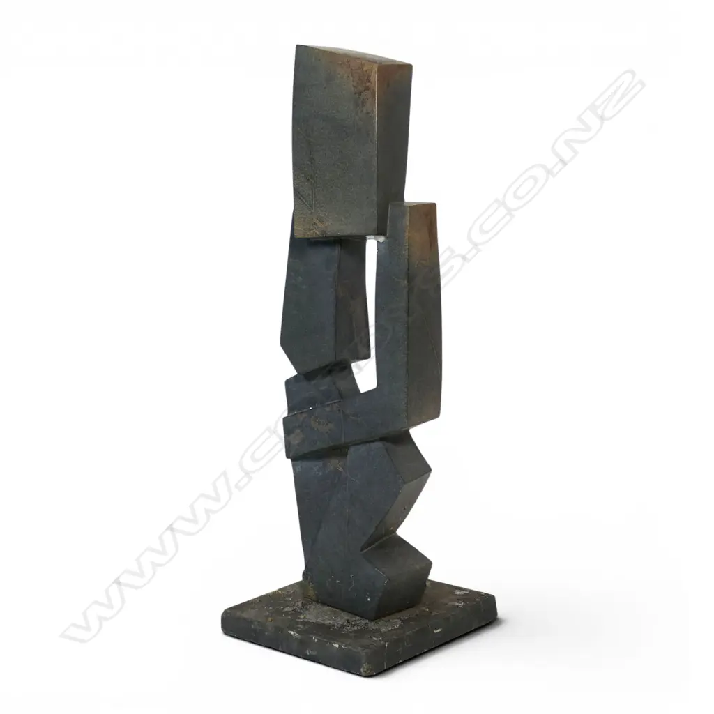 A modernist carved stone figural sculpture, Image 1++
