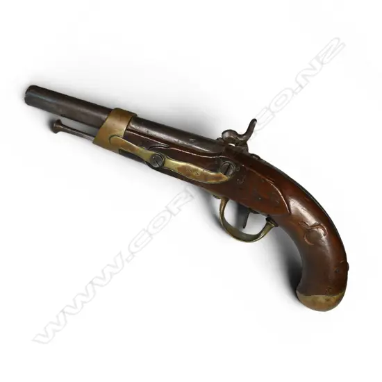 19thC French Maubeuge cavalry pistol,