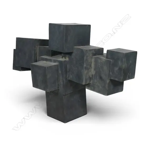 Graham Ambrose 'Black Pyrite' ceramic sculpture,