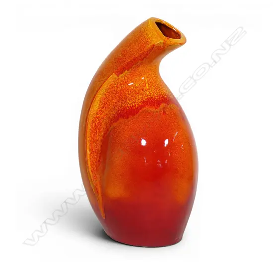 Graham Ambrose 'Sun glaze Landform' ceramic vase,