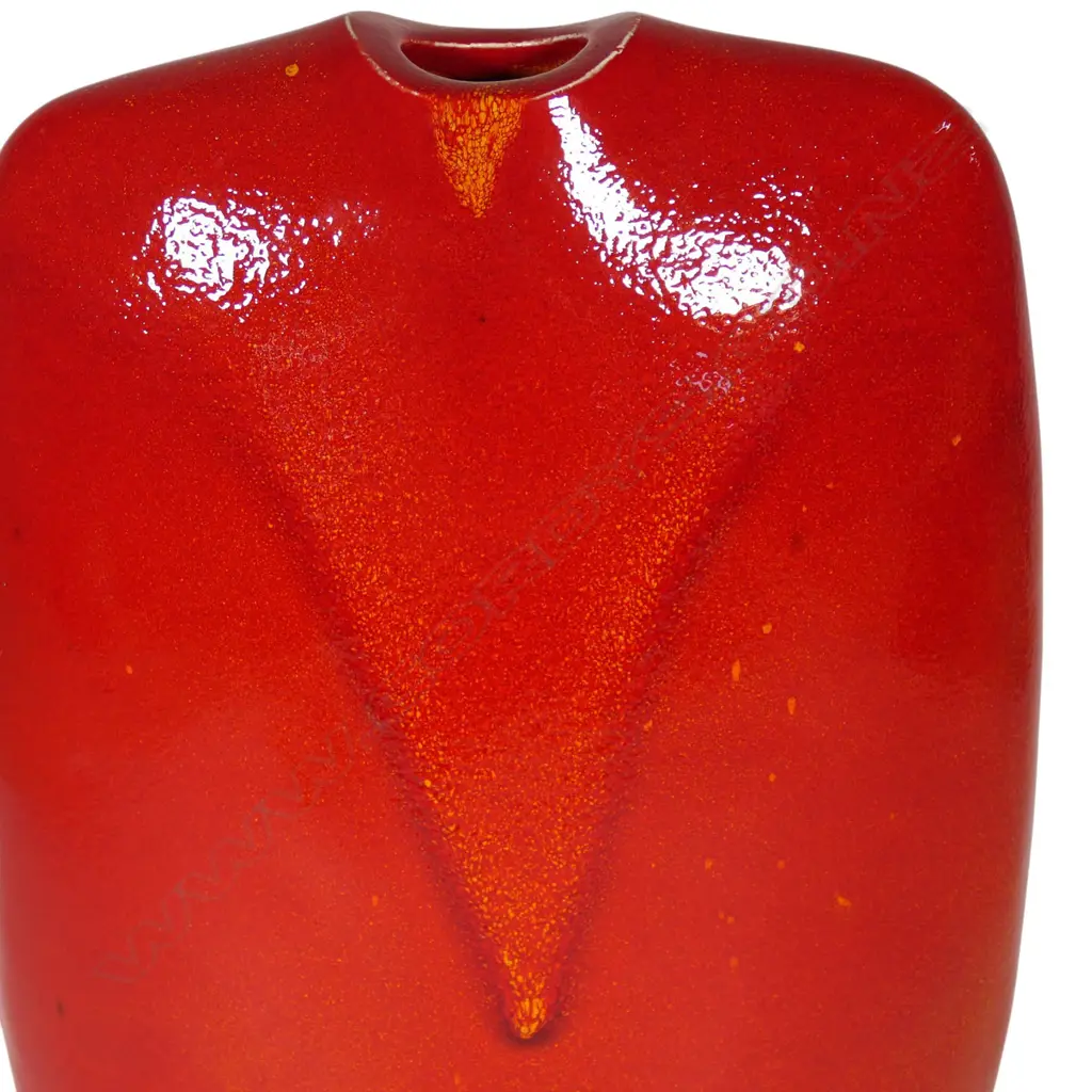 Graham Ambrose 'Red slab' ceramic vase, Image 1++