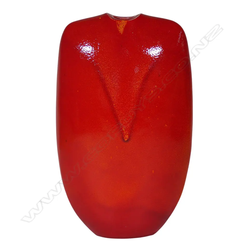 Graham Ambrose 'Red slab' ceramic vase, Image 1++