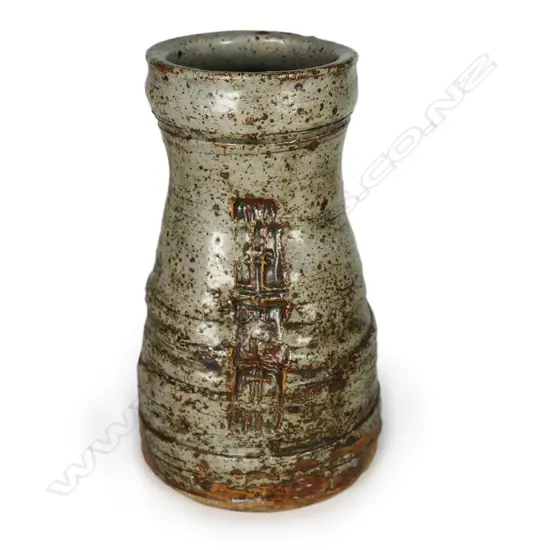 Len Castle roughly thrown vase,