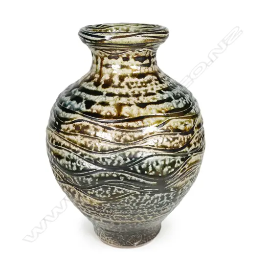 Mirek Smisek ‘Tararua’ salt glazed vase,