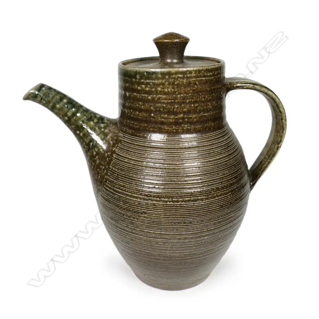 Mirek Smisek early salt glazed coffee pot, Image 1++