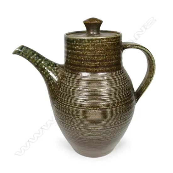 Mirek Smisek early salt glazed coffee pot,