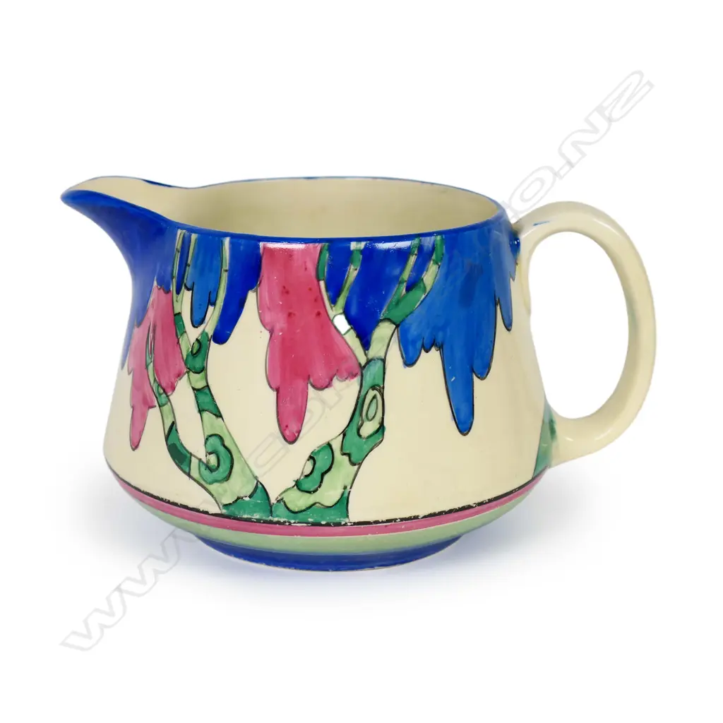 A Clarice Cliff Bizarre Crown shape jug, Image 1++