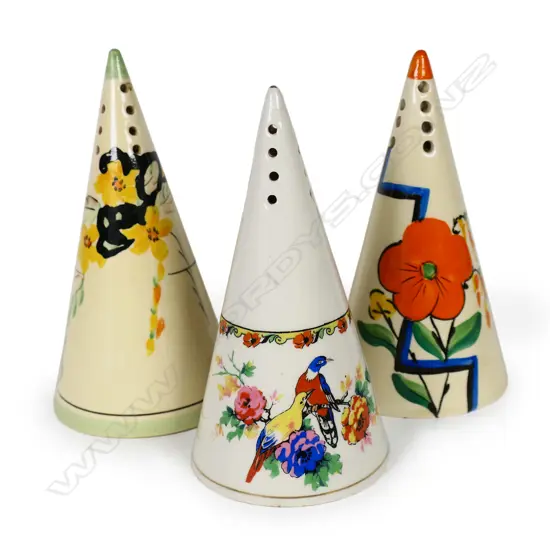 Three Wilkinson Honey glaze sugar sifters,