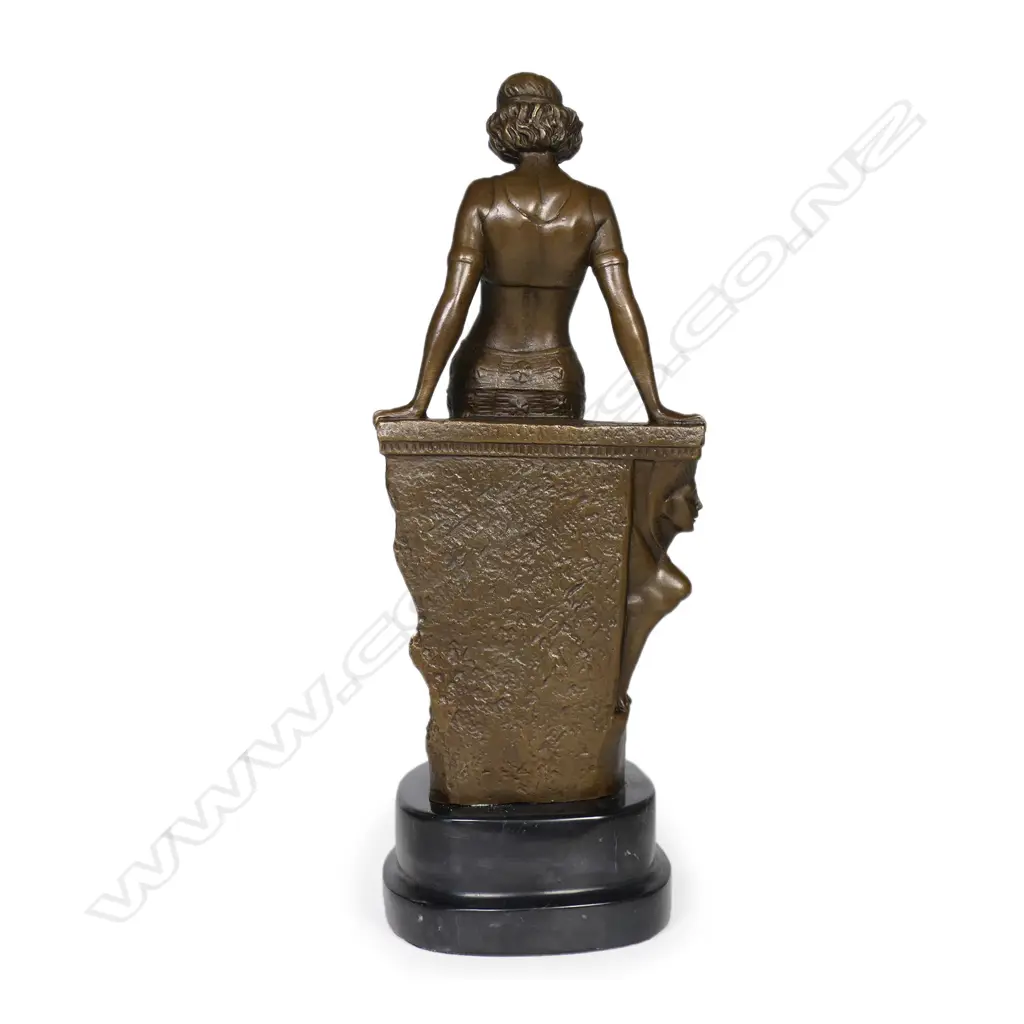 A modern Art Deco style bronze of an Egyptian Dancer, Image 1++