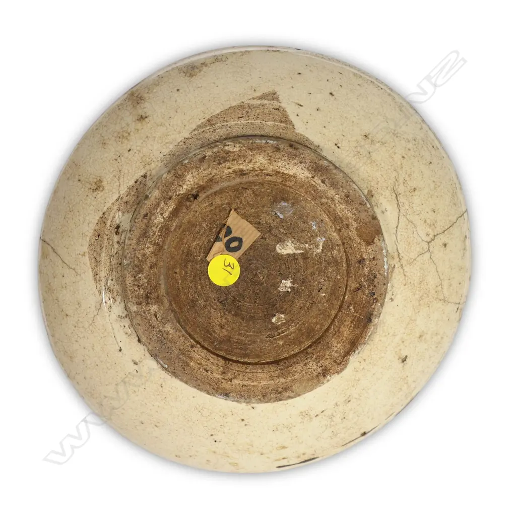 A 19thC Seto Japanese ‘horse-eye’ bowl, Image 1++