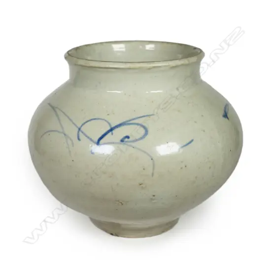 Large Korean wide mouthed jar,
