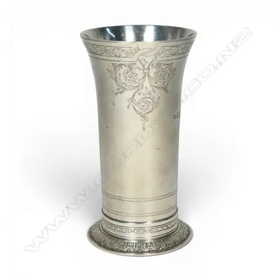 An uncommon Heavy Britannia Standard (95.85%) silver vase,
