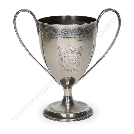 A George III Irish silver trophy cup,