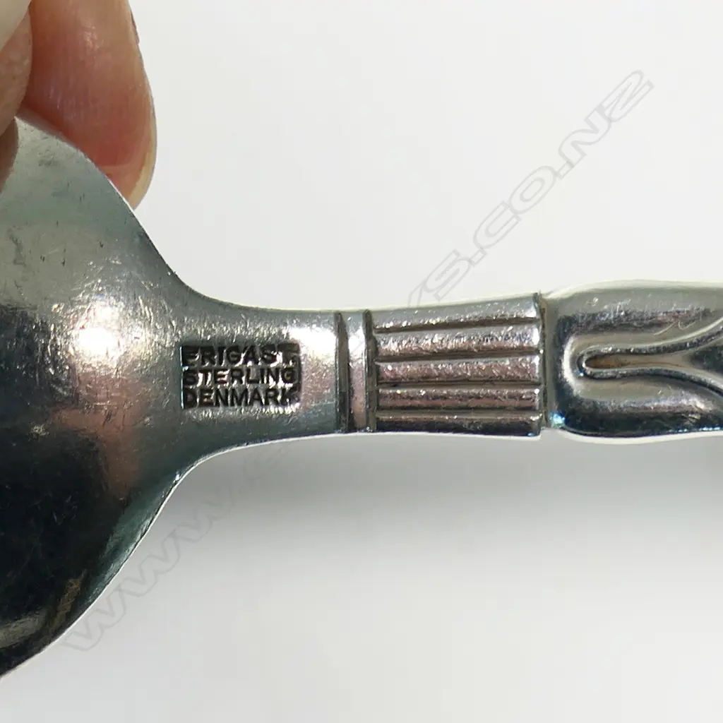 Vintage Danish Frigast sterling silver 'Danish Crown' pattern cutlery service, Image 1++