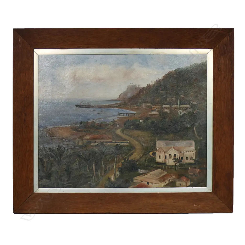 W. A Beere (NZ 19th/early 20thC) Port Levuka - Fiji Image 1++