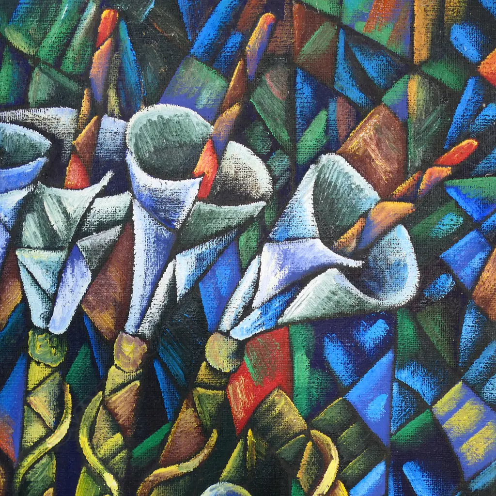 Dean Buchanan (NZ 1952-) Fish and Lillies, Image 1++