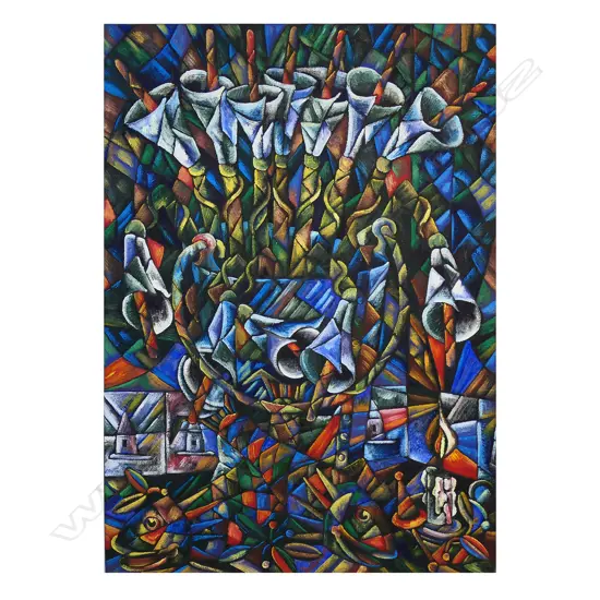 Dean Buchanan (NZ 1952-) Fish and Lillies,