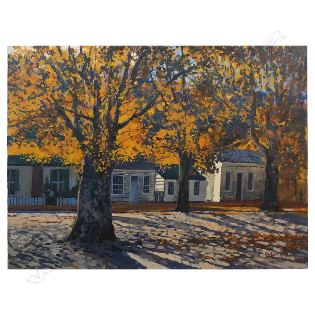 Graham Brinsley (NZ 1963-2023) ‘Arrowtown in Autumn’, Image 1++