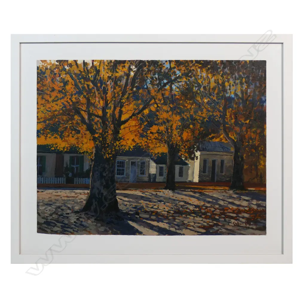 Graham Brinsley (NZ 1963-2023) ‘Arrowtown in Autumn’, Image 1++