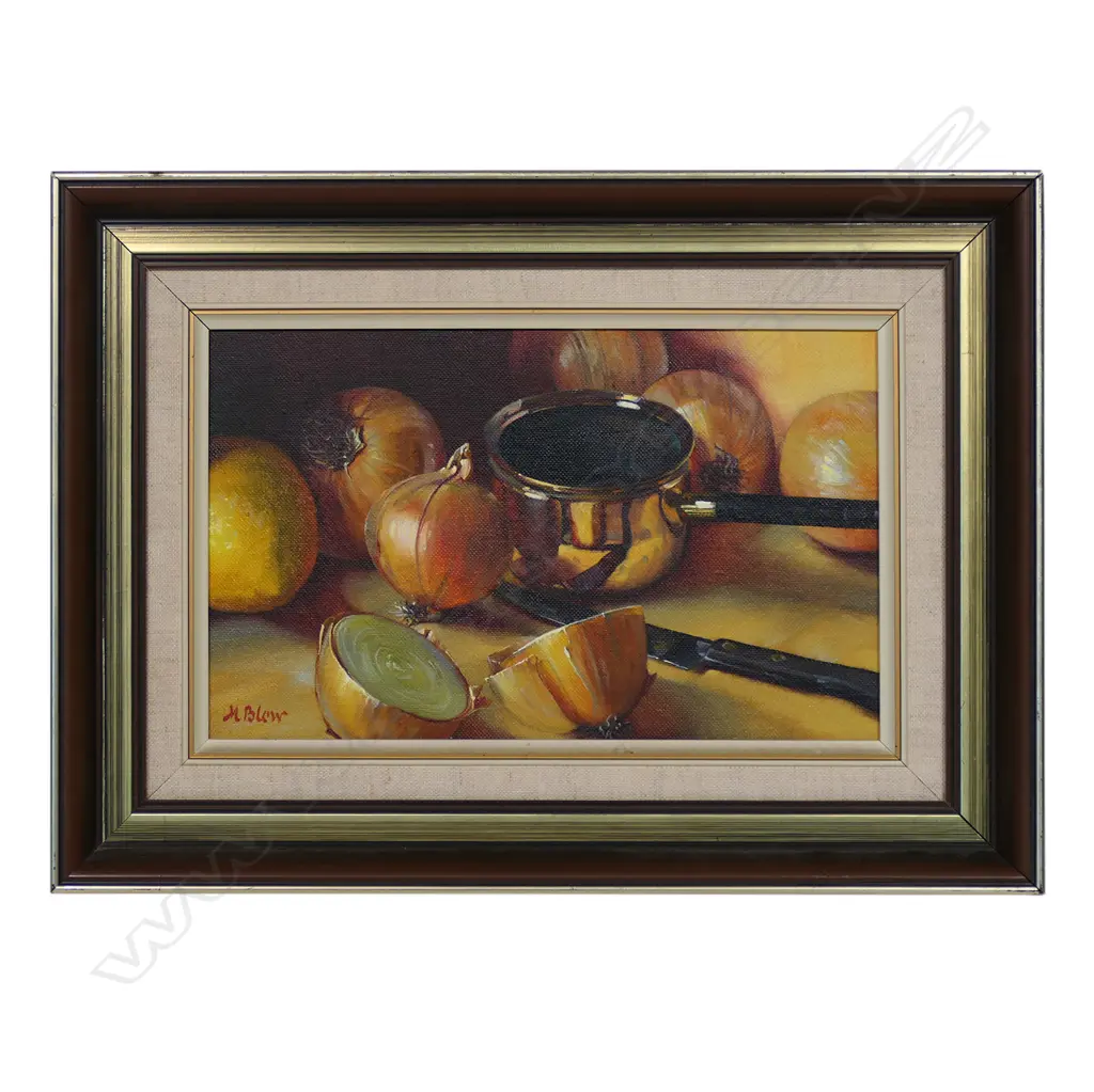 Michael Blow (UK/NZ 1943-) 'Copper Pan with Onions', Image 1++